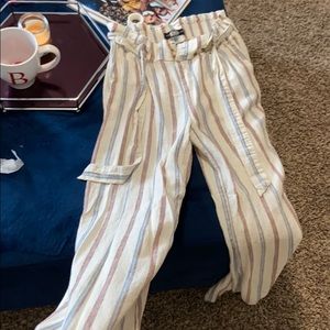 Beach striped pants